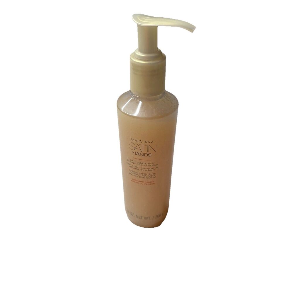 Mary Kay Satin Hands ORCHARD PEACH Satin Smoothie Shea Hand Scrub 7.33 oz